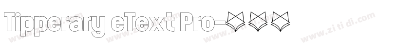Tipperary eText Pro字体转换